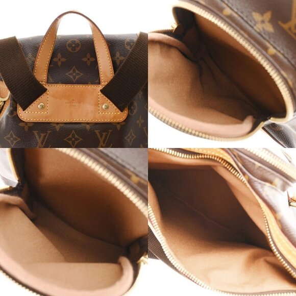 LOUIS VUITTON Monogram Sac ad Bosphore Brown M40107 backpack 800000136644000